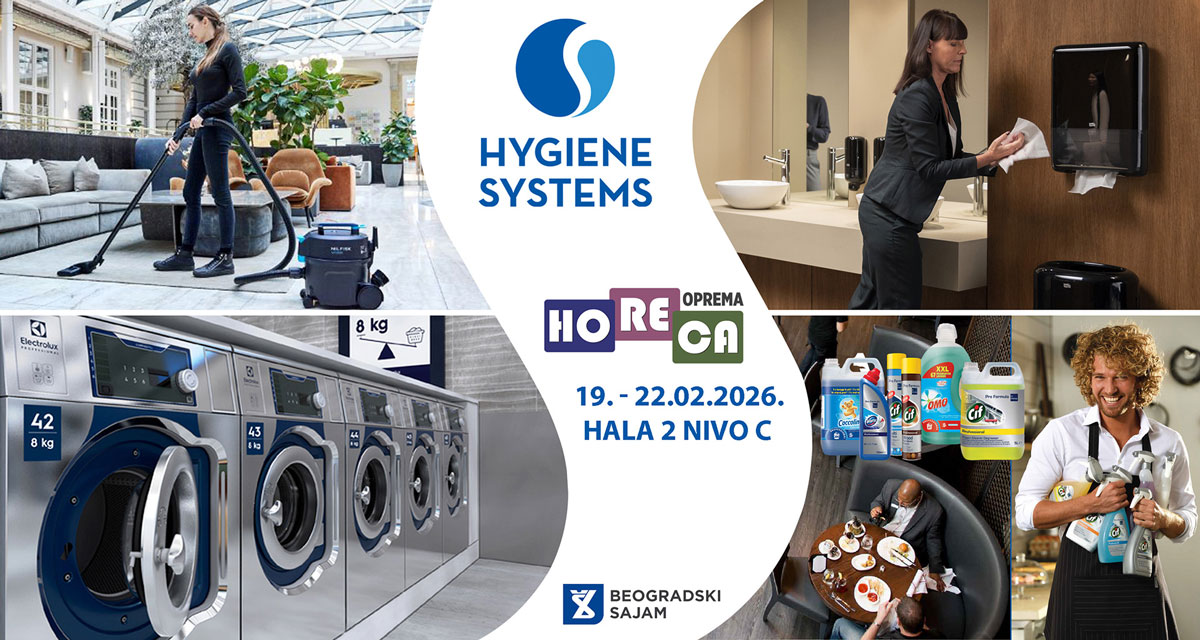 Hygiene Systems na HORECA sajmu 2026 / foto: Hygiene Systems